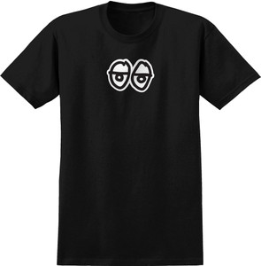 Krooked Eyes Black/white 4.5 Oz Ss Xl - Skateboard Tshirt
