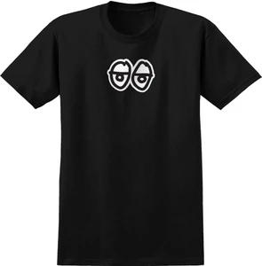 Krooked Eyes Black/white 4.5 Oz Ss M - Skateboard Tshirt