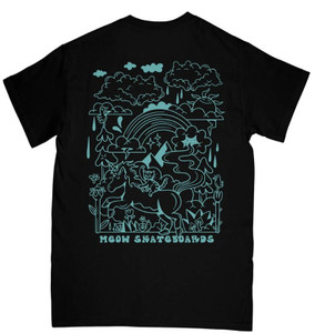 Meow Dream Black Ss L - Skateboard Tshirt