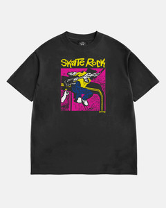Thrasher Skate Rock Vol. Ii Vintage Black Ss L - Skateboard Tshirt