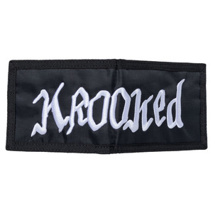 Krooked Double Ok Bifold Wallet Black