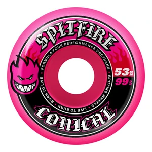 Spitfire Formula Four Conical Pink 53mm 99d (set Of 4) - Skateboard Wheels