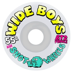 Snot Wide Boys Clear/yellow 55mm 101a (set Of 4) - Skateboard Wheels