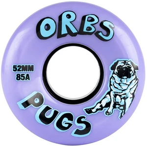 Orbs Pugs Lavender 52mm 85a (set Of 4) - Skateboard Wheels