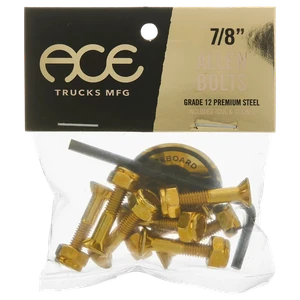 Ace Trucks - 7/8" Allen Hardware Set Gold - Skateboard Hardware