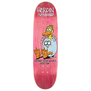 Heroin - Kovacs Guest Egg Deck-9.125 - Skateboard Deck