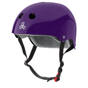 Triple 8 - Certified Sweatsaver Xl/xxl-purple Gloss - Skateboard Helmet