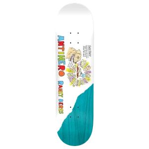 Antihero - Beres Porous Walker Rd3 Deck-8.5 White - Skateboard Deck