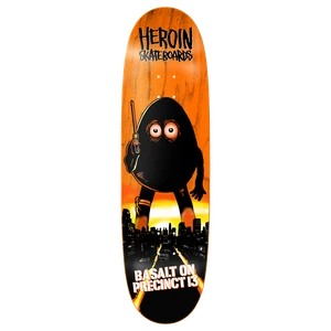 Heroin - Basalt On Precinct 13 Egg Deck-8.75 - Skateboard Deck