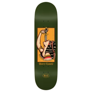 Real - Lintell Sword Swallower Deck-8.38 Tf Dk Grn - Skateboard Deck