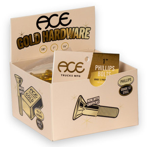 Ace Hardware Phillips 7/8" Gold - Skateboard Hardware