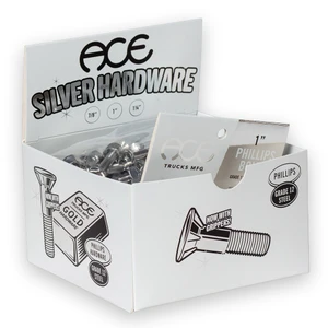 Ace Hardware Phillps 1" Silver - Skateboard Hardware
