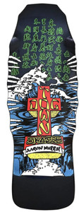 Dogtown Aaron Murray Fingers 80's Reissue Black Gloss/diamond Ice Pearl Deck 10.21 X 30.91 - Skateboard Deck