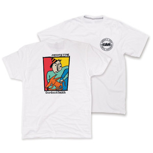 G&s Neil Blender Rocking Dog White Ss Xl - Skateboard Tshirt