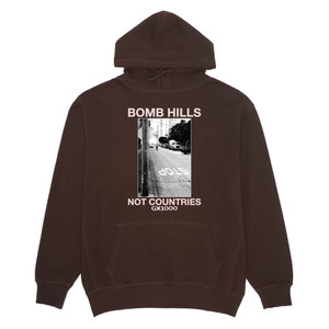 Gx1000 Bomb Hills Not Countries Brown/rose Hd/swt L - Skateboard Sweatshirt