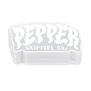 Pepper 8 Bit Logo 5" Sticker