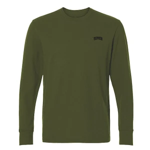 Pepper Logo Thermal Green Ls Xl - Skateboard Shirt