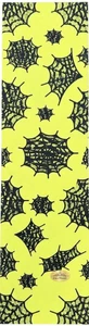 Pvblic Domain Webby Clear Neon Yellow Perforated Grip Tape Sheet 9.00 X 33.00 - Skateboard Grip Tape
