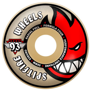 Spitfire Formula Four Radial Full 56mm 93d (set Of 4) - Skateboard Wheels