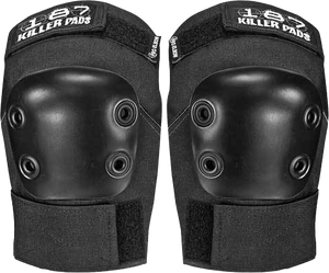 187 - Pro Elbow Pads L - Black - Skateboard Pads