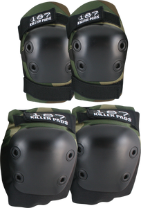 187 - Combo Pack Knee / Elbow Pad Set Xs - Camo - Skateboard Pads 187 - Combo Pack Knee / Elbow Pad Set Xs - Camo - Skateboard Pads