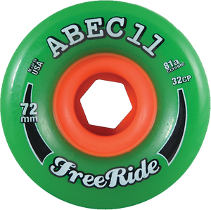 Abec 11 - Freeride 72mm 81a - (Set of Four) Skateboard Wheels Abec 11 - Freeride 72mm 81a - (Set of Four) Skateboard Wheels
