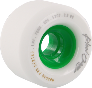 Blood Red Orange - Orange Morgan 70mm 80a Wht / Grn - (Set of Four) Skateboard Wheels Blood Red Orange - Orange Morgan 70mm 80a Wht / Grn - (Set of Four) Skateboard Wheels