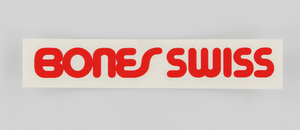 Bones Bearings - Swiss Type Filled Decal Single - Skateboard Decal Bones Bearings - Swiss Type Filled Decal Single - Skateboard Decal