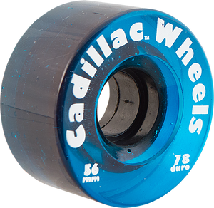 Cadillac - 56mm Blue - (Set of Four) Skateboard Wheels Cadillac - 56mm Blue - (Set of Four) Skateboard Wheels