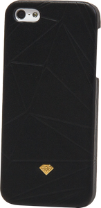 Diamond - Iphone5 Slider Case - Leather Blk Sale Diamond - Iphone5 Slider Case - Leather Blk Sale