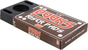 Dooks - 1 / 4" Risers Single Set - Skateboard Riser Dooks - 1 / 4" Risers Single Set - Skateboard Riser