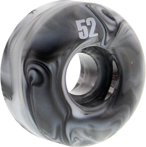 Essentials - Blk & Wht Swirl 52mm Ppp - (Set of Four) Skateboard Wheels