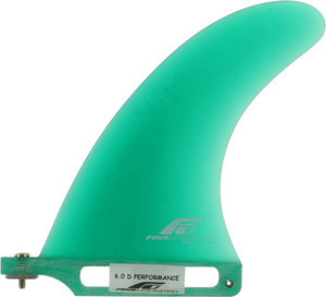 Fins Unlimited - Unlimited D Performance 6" Green Fin - Surfboard Fins