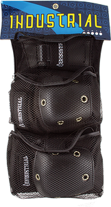 Industral Trucks - 3pc Pad Set S - Blk / Blk Cap Ppp - Skateboard Pads Industral Trucks - 3pc Pad Set S - Blk / Blk Cap Ppp - Skateboard Pads