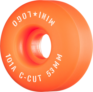 Mini Logo - Logo C - Cut 53mm 101a Org Ppp - (Set of Four) Skateboard Wheels Mini Logo - Logo C - Cut 53mm 101a Org Ppp - (Set of Four) Skateboard Wheels