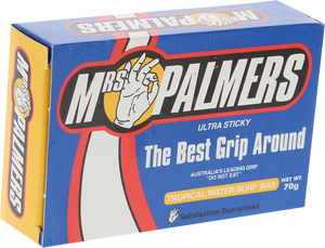Mrs Palmers - Palmers Wax Tropical Single Bar - Surfboard Wax