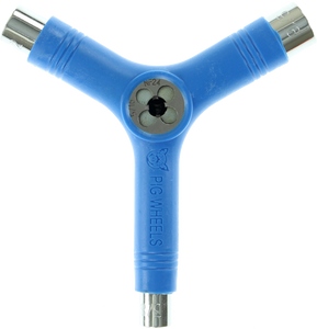 Pig - Skate Tool - Neon Blue Tri - Socket / Threader - Skateboard Tool Pig - Skate Tool - Neon Blue Tri - Socket / Threader - Skateboard Tool
