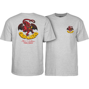 Powell Peralta - Cab Dragon Ii Ss Xl - Grey - Skateboard Tshirt Powell Peralta - Cab Dragon Ii Ss Xl - Grey - Skateboard Tshirt