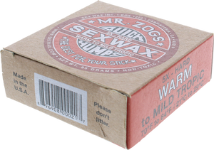 Sex Wax - Humps 5x Red - Hard - Single Bar - Surfboard Wax Sex Wax - Humps 5x Red - Hard - Single Bar - Surfboard Wax