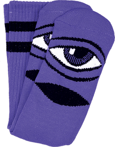 Toy Machine - Sect Eye Youth Crew Socks Purple 1pr