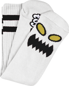 Toy Machine - Monster Face Crew Socks White 1 Pair