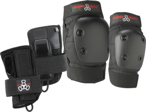 Triple Eight - Derby 3 k Pads - Jr Knee / Elbow / Wrist - Skateboard Pads
