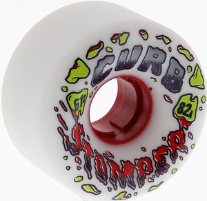 Venom - Curb Stompers 61mm 82a White - (Set of Four) Skateboard Wheels