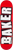 Baker - Brand Logo Deck-8.0 Red/white - Skateboard Deck