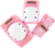 Impala Rollerskates - Adult Protective Pack Pad Set M-pink - Skateboard Pads