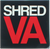 Shred Stickers - Stickers Printed Shred Va Stack 3" Wht/blk