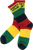 Happy Hour - Hr Mucho Relaxo Crew Socks Rasta 1pr - Skateboard Socks