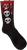 Zero - 3 Skull Blood Crew Socks Black 1pr - Skateboard Socks
