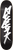 Zoo York - Og 95 Tag Deck-8.25 Blk/wht - Skateboard Deck