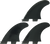 Fin Solutions - Solutions Fcs-2 G-5 Black 3fin Set - Surfboard Fins